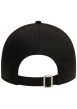 Thumbnail Casquette strapback en coton noire unie avec un cœur brodé à l'avant - Image 4