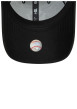 Thumbnail Casquette strapback en coton noire unie avec un cœur brodé à l'avant - Image 5