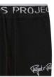 Thumbnail Pantalon jogging noir uni avec une coupe slim et des cordons sur la taille - Image 3