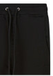 Thumbnail Pantalon cargo noir uni avec une taille élastiquée et une coupe slim - Image 3