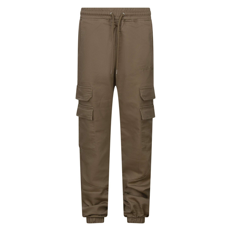 Project X - Pantalon Cargo Sable Uni Avec Une Coupe Slim Et Une Taille élastiquée - Sable