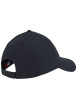 Thumbnail Casquette strapback en coton noire unie avec une écriture or brodée - Image 2
