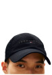 Thumbnail Casquette strapback en coton noire unie avec une écriture or brodée - Image 3