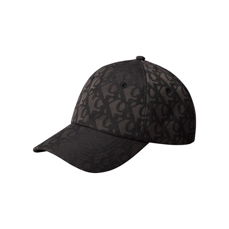 Calvin Klein Jeans - Casquette à Fermeture Strapback Noire Et Grise Avec Imprimé Monogrammes - Noire Et Grise Calvin Klein Jeans - Casquette à Fermeture Strapback Noire Et Grise Avec Imprimé Monogrammes - Noire Et Grise