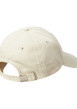 Thumbnail Casquette à fermeture strapback beige unie avec logo marron - Image 2