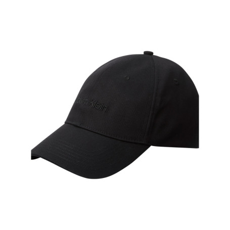 Casquette à fermeture strapback noire unie avec...