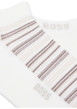 Thumbnail Lot de 2 paires de socquettes blanches unies avec le nom de la marque - Image 2