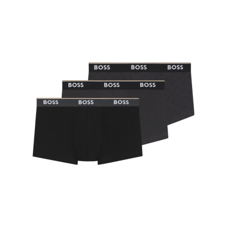 Lot de 3 Boxers classique en coton anthracite...