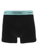 Thumbnail Lot de 3 boxers classiques en coton mélangé noir uni avec une coupe fermée - Image 4