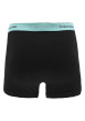Thumbnail Lot de 3 boxers classiques en coton mélangé noir uni avec une coupe fermée - Image 5