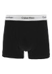 Thumbnail Lot de 3 boxers classiques en coton mélangé noir uni avec une coupe fermée - Image 6