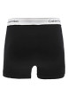 Thumbnail Lot de 3 boxers classiques en coton mélangé noir uni avec une coupe fermée - Image 7