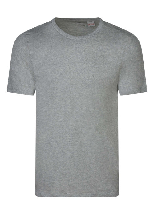 Lot de 3 T-shirts en coton unis à col rond et à manches courtes
