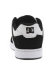 Thumbnail Baskets skate en cuir noires et blanches à talon plat avec des logos noirs - Image 6