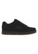 Thumbnail Baskets skate en cuir noires à semelle marron avec des lacets ronds