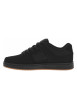 Thumbnail Baskets skate en cuir noires à semelle marron avec des lacets ronds - Image 2