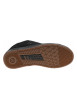 Thumbnail Baskets skate noires en cuir à semelle marron avec logos blancs et lacets noirs - Image 5