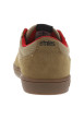 Thumbnail Baskets skate en cuir camel à talon plat avec logos noirs et semelle marron - Image 6