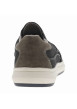 Thumbnail Sneakers en cuir bleues marine à surpiqûres grises et à fermeture slip-on - Image 6