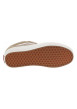 Thumbnail Baskets en cuir taupe larges avec des surpiqûres blanches et à lacets plats - Image 5