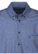 Thumbnail Chemise bleue à coupe droite avec un col américain et manches courtes - Image 3