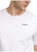 Thumbnail T-shirt en coton blanc uni avec une coupe droite et nom iconique - Image 3