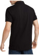 Thumbnail Polo en coton noir uni avec une coupe droite et un col boutonné - Image 2