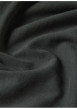 Thumbnail T-shirt en coton noir uni avec un col rond et une coupe droite - Image 5