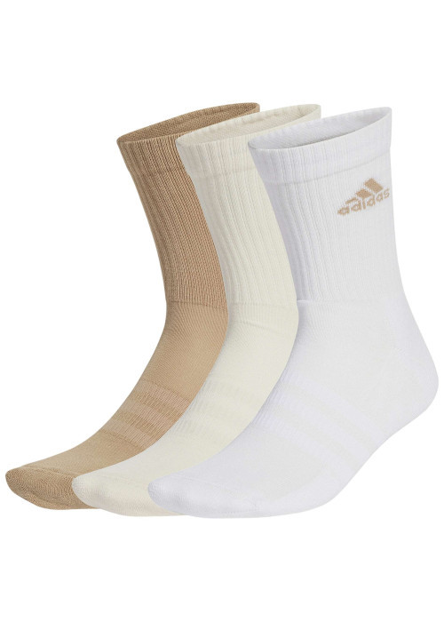Lot de 3 paires de chaussettes multicolores unies à coupe mi-hautes