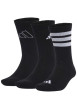 Thumbnail Lot de 3 paires de chaussettes mi-hautes noires unies différentes