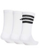 Thumbnail Lot de 3 paires de chaussettes mi-hautes blanches unies différentes - Image 2