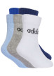 Thumbnail Lot de 5 paires de chaussettes basses multicolores unies avec le logo - Image 2