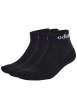 Thumbnail Lot de 3 paires de chaussettes basses en coton mélangé noires unies