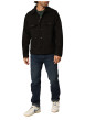 Thumbnail Chemise noire unie à coupe droite avec un col chemise et des manches longues - Image 4