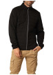 Thumbnail Blouson marine avec un col montant zippé et logo de la marque sur une manche - Image 5