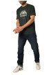 Thumbnail T-shirt en coton vert avec un imprimé fantaisie et des manches courtes - Image 4