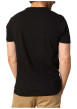 Thumbnail T-shirt en coton noir avec un imprimé fantaisie et des manches courtes - Image 2