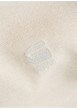 Thumbnail Sweat à capuche blanc uni avec une coupe droite et une poche kangourou - Image 5