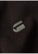 Thumbnail Sweat zippé en coton noir uni avec une coupe droite et un col montant - Image 5