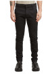 Thumbnail Pantalon 5 Poches en coton noir uni avec une coupe skinny et des poches