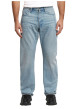Thumbnail Jean en coton bleu avec des passants à la taille et une coupe droite