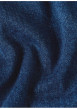 Thumbnail Jean en coton bleu avec une coupe droite et des passants pour ceinture - Image 5