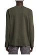 Thumbnail T-shirt en coton gris uni avec une coupe droite et un col rond - Image 2