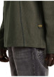 Thumbnail T-shirt en coton gris uni avec une coupe droite et un col rond - Image 3