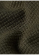 Thumbnail T-shirt en coton gris uni avec une coupe droite et un col rond - Image 5