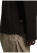 Thumbnail T-shirt en coton noir uni avec un col rond et une coupe droite - Image 3