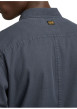 Thumbnail Chemise marine unie avec une col français et une coupe droite - Image 3