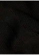 Thumbnail Pull en coton noir uni avec une coupe droite et un col camionneur - Image 5