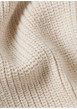 Thumbnail Pull en coton blanc uni avec une coupe droite et un col rond - Image 5