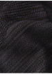Thumbnail Pull noir uni avec des manches longues et une coupe droite à col rond - Image 5